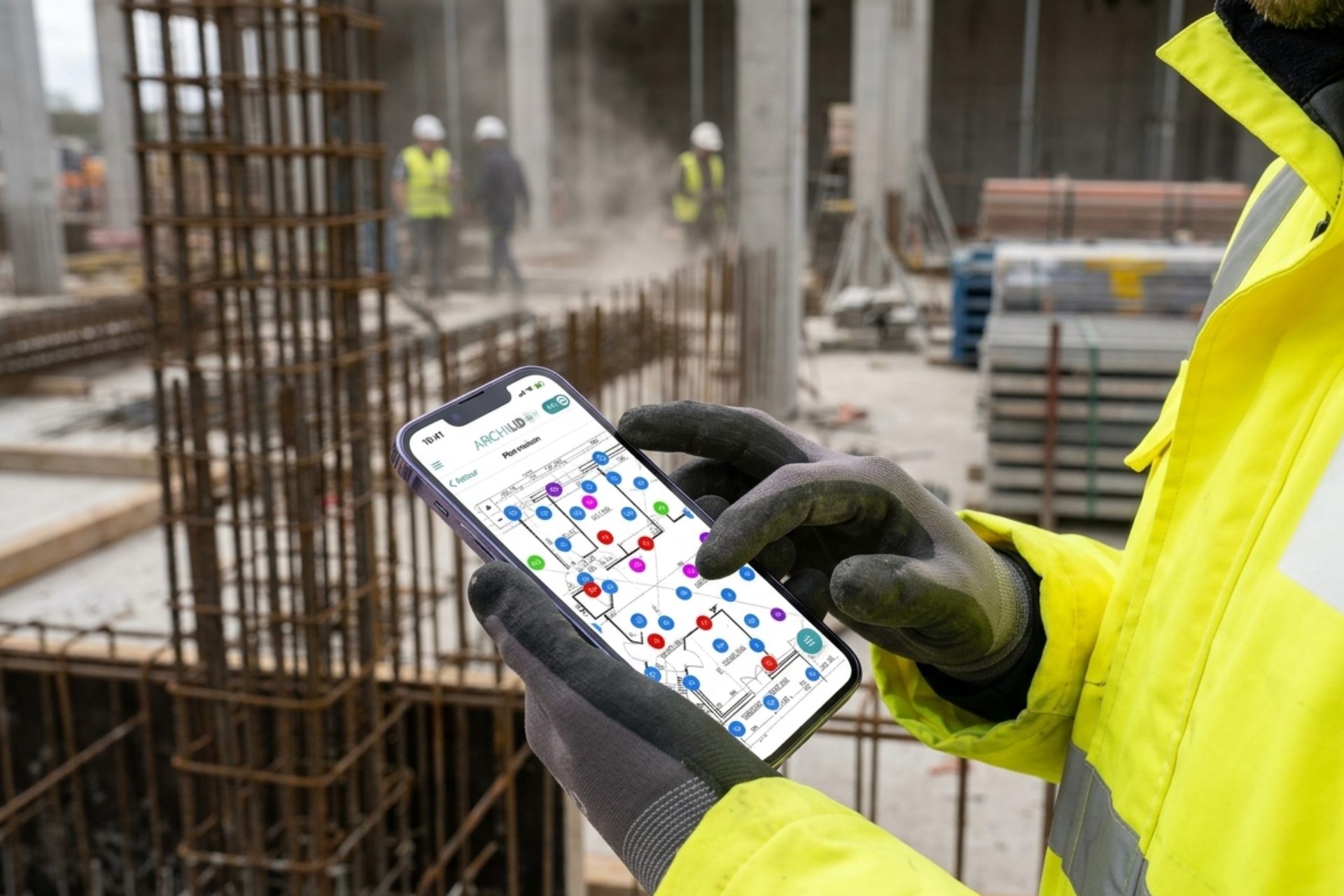 gestion des réserves et opr avec l'application mobile ArchiLid